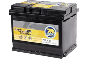 Baren Batteria Auto AGM L2 VR 680 12V 60Ah 680 A, Adatta per Veicoli con sistema Start&Stop, Estrema resistenza ai cicli di carica e scarica, Made in Italy, Pronta all'uso, Senza Manutenzione