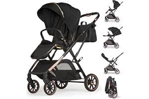 Lejoux+ Baby Pushchair (Black)