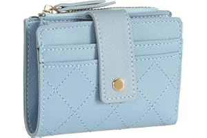 WEILIAN Purses for Women Small Bifold Women Wallets Button Ladies Wallet with Multiple Card Slots and Spacious Compartments Birthday Gifts for Women and Girls