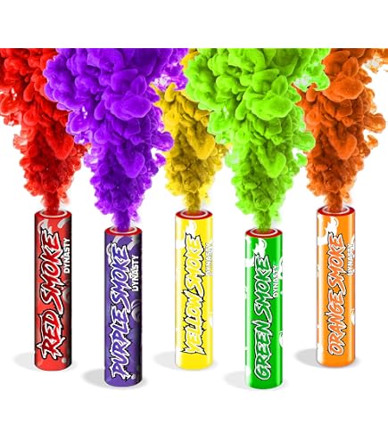 H2i Holi Powder Shooter Lot de 7 canons de poudre de couleur pour fête