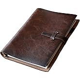 Journal en cuir gaufré Arbre du Gondor, pages naturelles