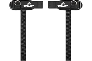 EKKOVISION Weight Lifting Strap TNF Logo Cuffed With D Ring