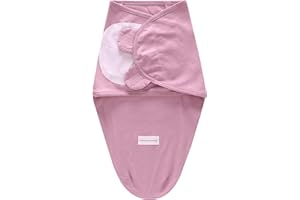 Miracle Baby Swaddle Neonato,Fino A 6 Mesi,Copertina Avvolgente Per Fasciature,Coperta Regolabile In Morbido,Adatto Sia Per Bimbi e Bimbe(3-6 mesi,Viola)