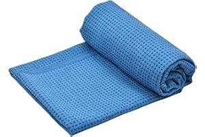 Fangehong Toalla Yoga Antideslizante para Colchoneta, Toalla Yoga Hot Grande para Esterilla Yoga, Toalla de Microfibra con Bolsa de Transporte para Pilates, Bikram