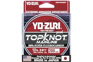 Yo-Zuri Topknot Mainline Natural Clear 200 Yards Fluorocarbon Fishing Line