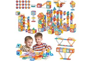 COSICOSY Marble Run Track Building Blocks Toy Set, 246 PCS STEM Construction Marble Runs Game for Kids Ages 3,4,5,6,7,8,9,10,11,12, Creative Marbles Race Track Educational Gift for Boys and Girls