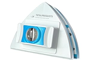 TOTALPRODUCTS EVERYTHING YOU ARE LOOKING FOR, HERE Nettoyeur de vitres magnétique 3-30 mm, Nettoyeur réglable à Double et Triple vitrage, Nettoyeur de vitres magnétique + Ensemble de Chiffon en Microfibre, pour Un Usage Professionnel et Personnel.