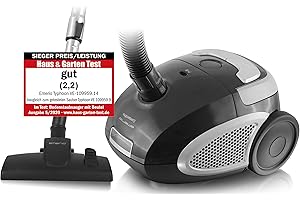 Emerio VE-109959.14 Aspirapolvere 800 W con Sacchetto per la Polvere, Nero