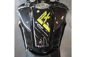 labelbike - Adesivo 3D Moto Paraserbatoio Protezione e Decorazione in Resina compatibile con Benelli TRK 702X 2023-2025 - Colore Simil Carbonio