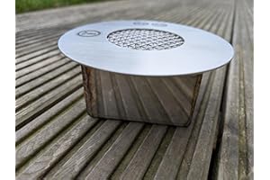 FRIENDLY-ECOFIREPLACES Bio ethanol burner round container firebox fire with wool insert 0.2l