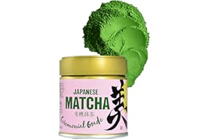 YAMASAN KYOTO UJI Japanese Matcha Green Tea Powder - Ceremonial Grade Matcha - 100％ Authentic Japanese Origin From Uji Kyoto Japan (30g)