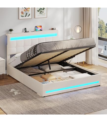 KeepGoon Lit Double 140 X 200 Cm, Rembourré, Avec Tête De Lit En Forme De Fleur Et Sommier à Lattes, Cadre De Lit Stable, En Velours Doux Pour La Peau, Pour Fille