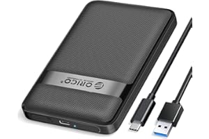 Obudowa dysku twardego USB C 2,5", ORICO USB 3.1 na SATA 3.0 SATA obudowa do 2,5 cala SATA 7/9,5 mm HDD SSD Max 6 TB (2577C3)