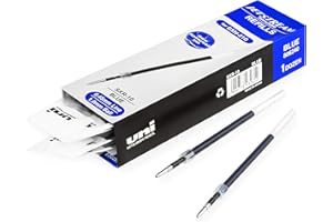 Uni-Ball Jetstream SXN-210 - Recambios para bolígrafo retráctil, punta de 1,0 mm, tinta de gel, tinta azul, paquete de 12