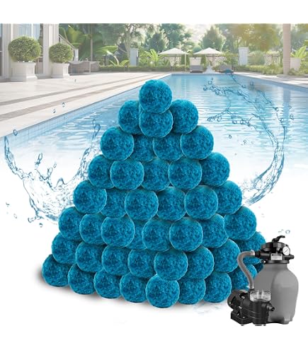 Boules De Filtre à Piscine Amikado 700g - Média Filtrant Réutilisable Écologique Alternative Au Sable