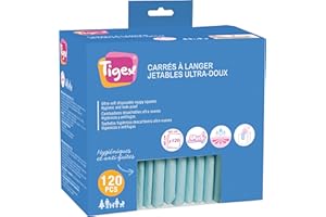 Tigex Cambiador Desechable para Bebé | 120 unidades