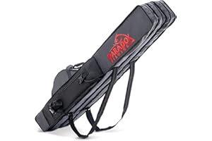 Paradox Fishing Rutentasche 2/3 Fächer I 120cm/130cm/150cm/160cm/190cm I Angeltasche Rutentasche Rutenfutteral - Angelrutenta