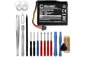 CELLONIC® Pack Batterie VFA VF6D AHA11111003 AHA11111006 1020mAh et Outils Compatible avec Tomtom GO 5000 GO 500 Via 1605 Start 60 - kit Remplacement navigateur GPS Navigation Portable