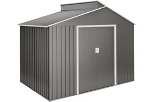 HOGGAR BY OKORU Hoggar Abri de Jardin en métal Lattsta 5.44 m2 - Garantie 10 Ans - 192x282x222cm