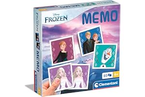 Clementoni - 18299 - Memo Disney Frozen - Gioco Di Memoria E Associazione, Carte Da Accoppiare, Gioco Educativo Bambini 4 Anni, Gioco Di Carte, Gioco Da Tavolo Bambini, Made In Italy