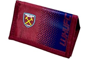 WEST HAM UNITED F.C. West Ham FC Official Fade Football Wallet (One Size) (Claret/Blue)
