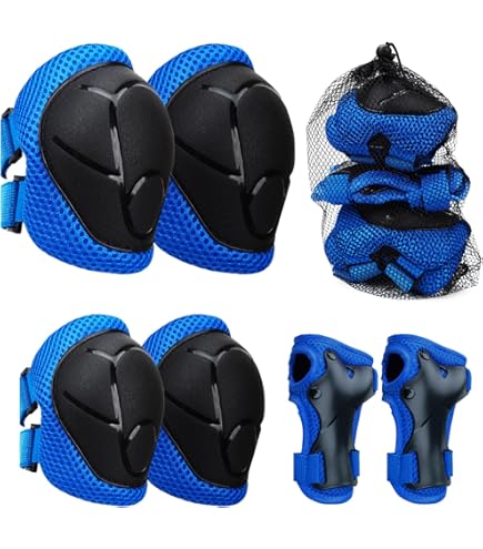 Sportbeschermende Uitrusting Set Rolschaatsen Beschermende Uitrusting Schaatsen Beschermende Uitrusting Verdikte Volwassen Zesdelige Set Handbeschermer Kniebeschermer Elleboogbeschermer Skateboard