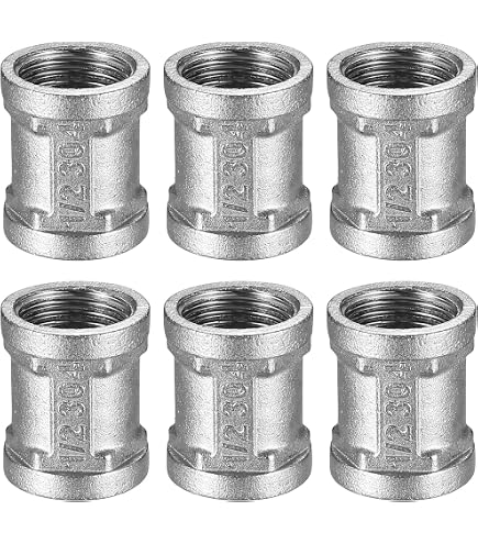 2 Stuks 304 Roestvrijstalen 90° Hoekstuk - 3/4 Inch Binnendraad X 3/4 Inch Binnendraad - DN20 Bocht Voor Irrigatie- En Waterleidingsystemen