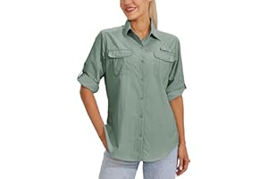 WILLIT T-shirt pour femme UPF 50+ - Protection solaire - Manches longues - Chemisier de randonnée - Safari Angel - SPF - Séchage rapide - Pour la randonnée et l'extérieur