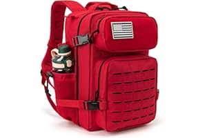 QT&QY Mochilas Militares Tácticas 25L/45L Molle Mochila de asalto del ejército Bolsa Bug Out de 3 días mochila de senderismo para acampar