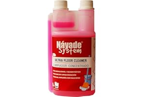 YMBERSA Náyade System® Ultra Floor Cleaner Limpiador Fregasuelos Multiusos Concentrado. Envase 500 ml. Hasta 100 cubos de fregado. Especial estancias con Mascotas, Grandes Superficies, Ultra Perfumado