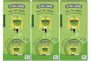 The Fruit Company - Ambientador Mikado Manzana Verde 40 ml. Difusor de varillas perfumadas. (3 ud.)