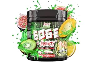 New #1 Strongest PWO Psycho Pharma Edge of Insanity - Most Intense Pre Workout Powder for, Focus, Power & Energy. Premium researched Formula and Ingredients - 325g