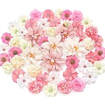 Produktbild von Seidenblumen Für DIY Dekoration & Torten Kunstblumen Köpfe