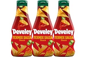 ‎DEVELEY Develey – TexMex Salsa Sauce – 3er Pack (3 x 250ml) – Scharf-ruchtig mit Jalapeño-Chili