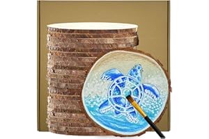 BIOGRAT Dischetti Dischi di Legno 7 cm 24 pz, (7-8 cm) Tronco Legno decorativo