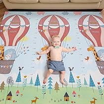 Tappetino Gioco Bambini 200x180cm - Pieghevole, Impermeabile, Morbido E Sicuro XPE