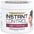 JC's Instant Control Edge & Braid Gel Max. Hold 4 oz.