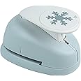 Rayher Paper Craft Punch with Snowflake Design, Lever Punch for Card Making and Scrapbooking, 3.81cm, 1.5", 69009000