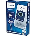 Philips Aspirazione FC8021/03 Confezione da 4 Sacchetti per aspirapolvere, USA e Getta, Formato Standard, a Lunga Durata, 3 L