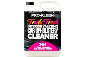 Pro-Kleen Interior Valeting Car Upholstery Carpet Cleaner Shampoo Removes Dirt, Grime and Stains Fruity Fresh Fragrance (5 Litres)