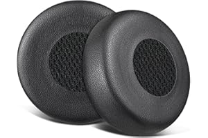 SOULWIT Wymienne nauszniki z jagnięcej skóry do Jabra Evolve 75 (75UC, 75MS, 75SE) bezprzewodowego zestawu Bluetooth stereo słuchawkowego, nauszniki z pianką izolującą hałas o wysokiej gęstości
