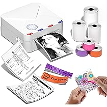 ホメモmo2s Phomemo M02S 300 DPI drukarka termiczna, mini drukarka kieszonkowa