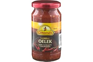 Conimex Sambal Oelek, Salsa Picante de Indonesia, 200 g