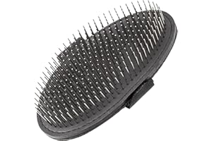 GROOM PROFESSIONAL Terrier Palm Pad - Cepillo de Aseo para Perros, Abrigos de Lana y Alambre, Almohadilla de Palma Flexible con Pines de Acero Inoxidable, Longitud de 13 cm