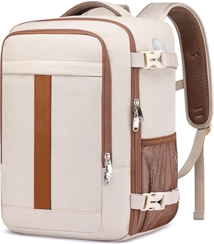 Taygeer EasyJet handbagage 45x36x20, handbagage rugzak vliegtuig heren, 15,6 inch laptop reisrugzak met USB-oplaadaansluiting, lichte cabinebagage voor zakelijk gebruik, zwart