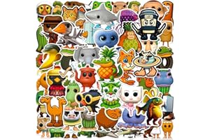 AXINGQIWU 110 Piezas Pegatinas de Figuras de Brainrot Italiano, Tung Tung Tung Saur Sticker, Pegatina de Animales Brainrot Juguetes