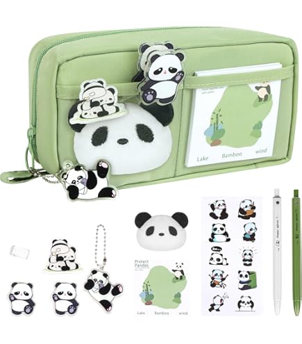 Capybara Federmäppchen Set 52 Teile - Niedliches Schreibset Für Schule & Büro