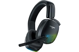 ROCCAT Syn Pro Air - Casque Gaming RGB Audio 3D sans-Fil Noir