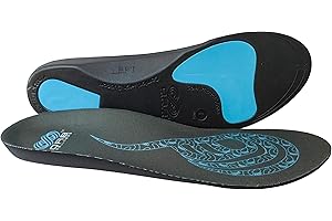 OR8 WELLNESS Plantar Fasciitis Orthotic Insoles Arch Support Shoe Boot Inserts Women Men Insole Flat Feet Insert ORTHO ACTIVE Series, Grey, Small 5-6.5