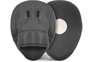 Lions Curved Focus Pads Hook & Jabs Gloves Punch Bag Mitts Boxing MMA Kick Training